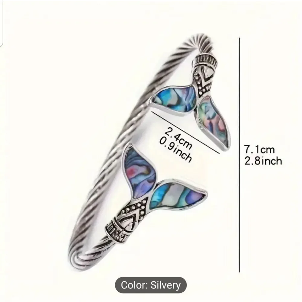 Mermaid cuff bracelet - Picture 9 of 9